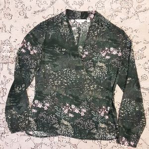 Ted Baker Thessie Floral Wrap Blouse